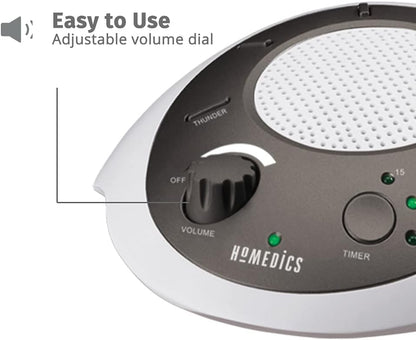 Homedics SoundSleep White Noise Sound Machine, Blue