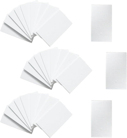 30pcs Electrical Outlet Insulation Pads,Draft Sealers Foam Gasket Outlet Insulators,Compatible Wall Light Switch Socket Covers for Home Improvement(Style A)