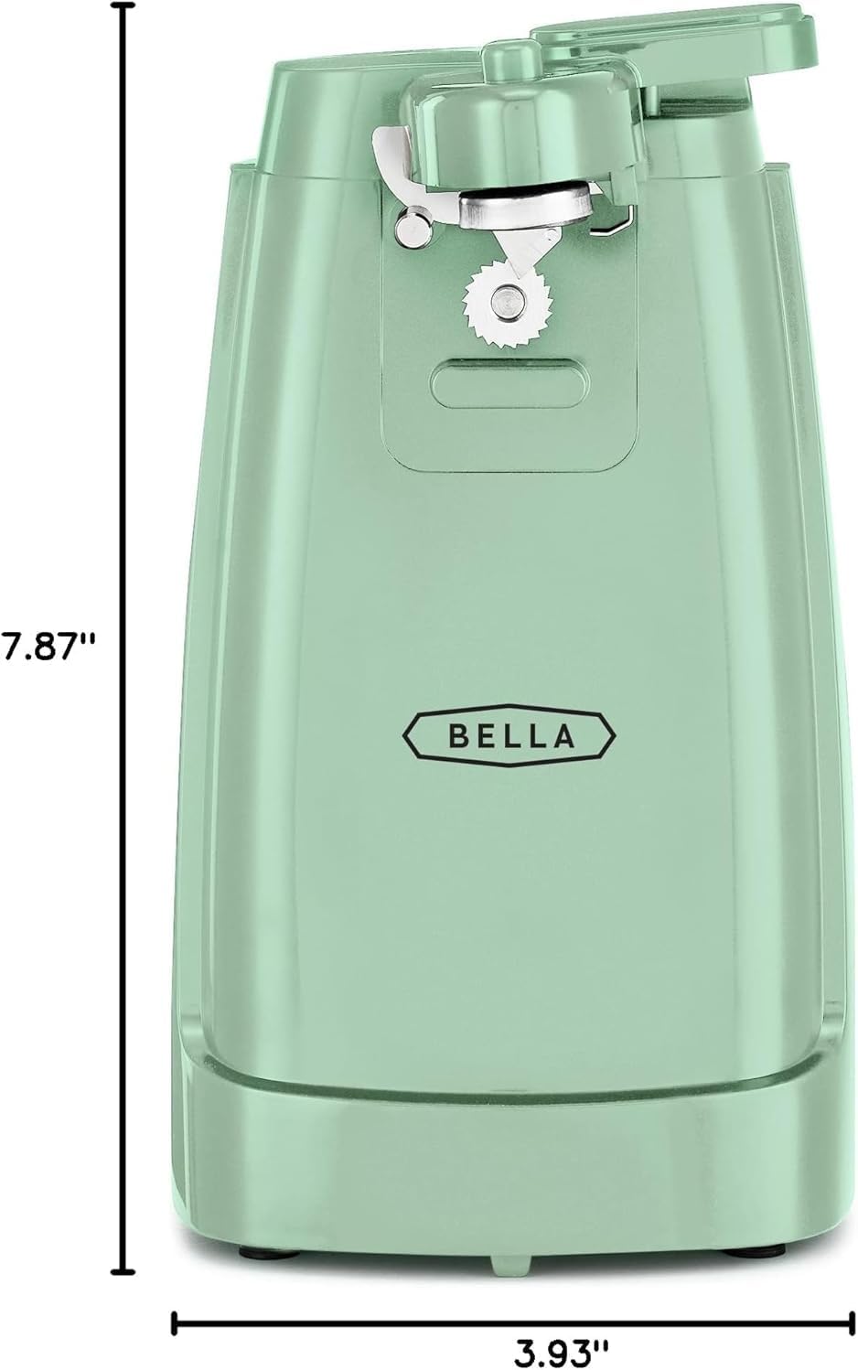 bella Electric Can Opener and Knife Sharpener, Black