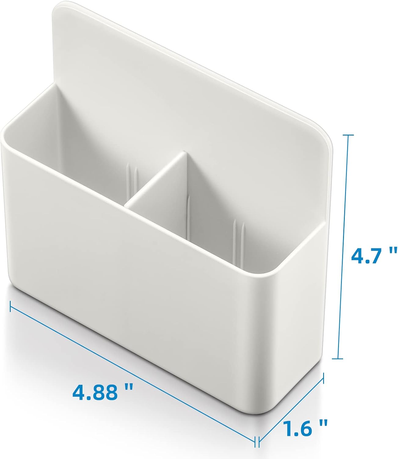 Marbrasse Magnetic Dry Erase Marker Holder,Pen and Eraser Holder for Whiteboard，Magnet Pencil Cup Utility Storage Organizer for Office, Refrigerator, Locker and Metal Cabinets (2 Pack)
