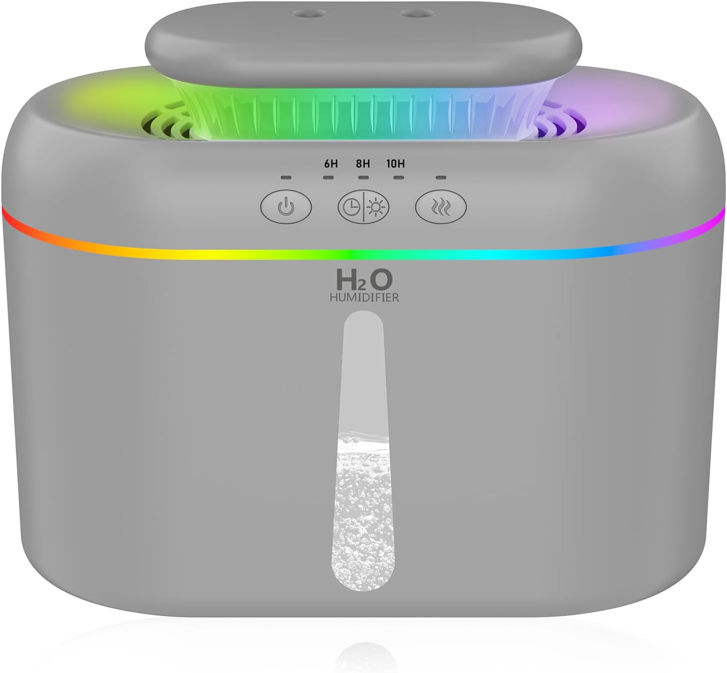 LISACOOL 2L humidifiers Ultra Quiet Supersized Cool Mist Air for Bedroom | Improve Sleep Quality,Home & Plant Care, Adjustable Cool Mist,Skin Beauty Care Fast Relief,Easy to Clean