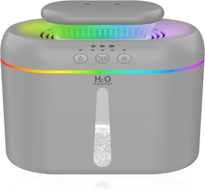 LISACOOL 2L humidifiers Ultra Quiet Supersized Cool Mist Air for Bedroom