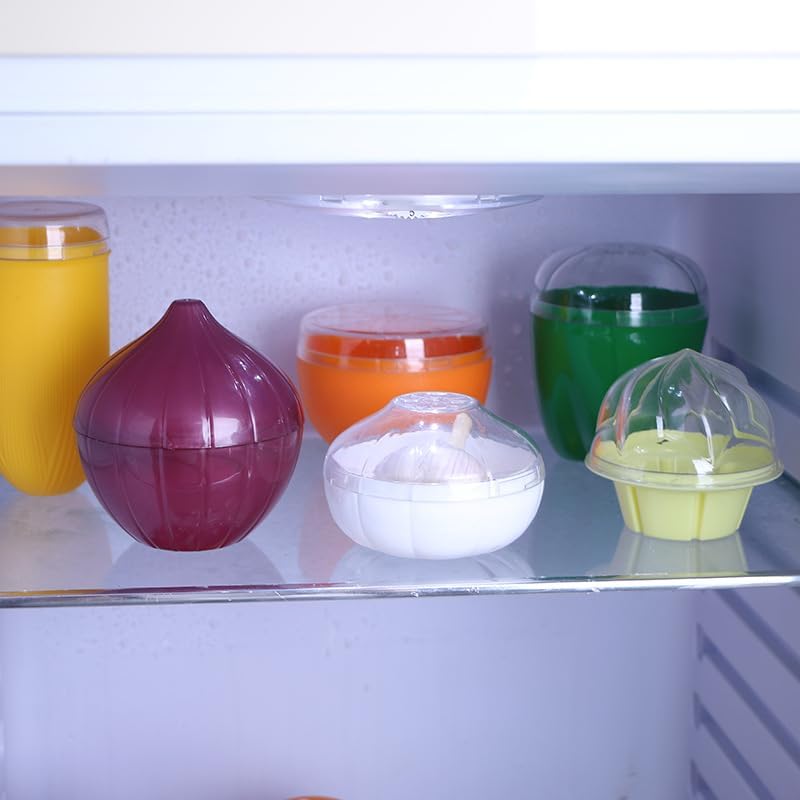 2 Pack Avocado Storage Containers Reusable Refrigerator Avocado Saver Container Keep Avocado Fresh for Leftover Avocado Storage Holder for Fridge