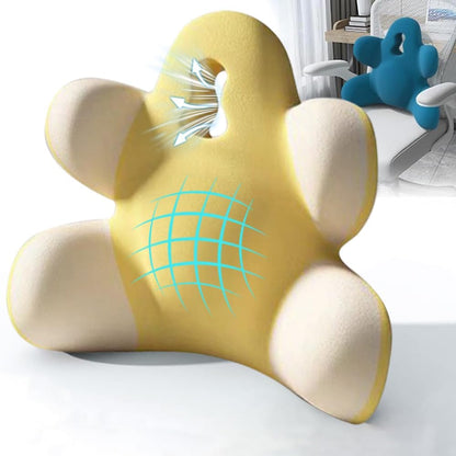 Lumbar Support Pillow for Office Chair, Back Support Pillow for Car, Chair