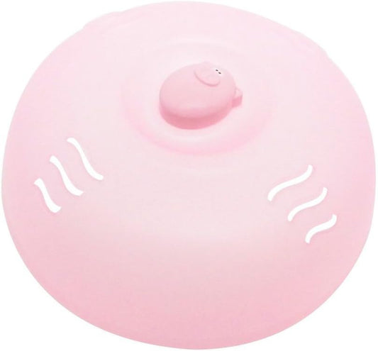 Joie Oink Pig Plastic Splatter-Proof Microwave Plate Cover, Pink