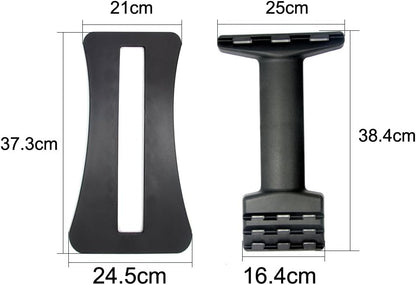 Back Magic Multi-Level Back Stretching Device，Back Alignment Device,Lumbar Stretcher Spinal, Lower and Upper Muscle Pain Relief(Black)