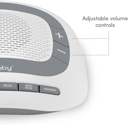 MyBaby SoundSpa White Noise Machine for Babies | 6 Soothing Lullabies for Newborns, Sound Therapy for Travel, Relaxing, Kids, Newborns, Baby Songs, Adjustable Volume, Auto-off Timer, By HoMedics | Sound Therapy for Travel, Relaxing, Kids, Newborns, Baby