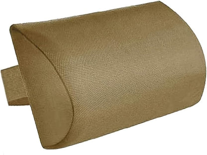 Chaise Lounge Neck Support Pillow with Adjustable Strap,Ergonomic Headrest Pillow Portable Bolster Cushion for Patio Backyard Beach Pool Garden Recliner (Black)