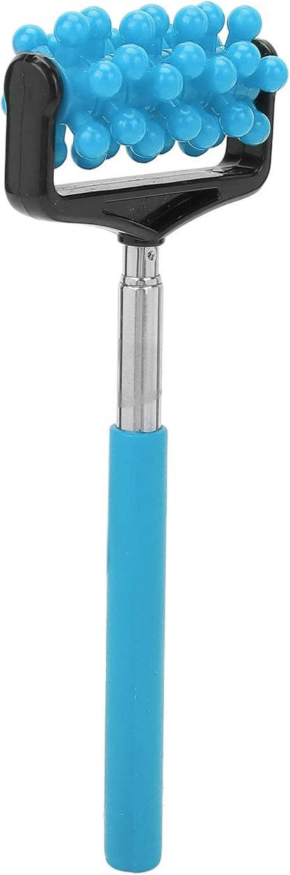 Ymiko Telescopic Massage Stick for Men and Women – Granular Body Roller for Neck, Back, Legs, Sky Blue