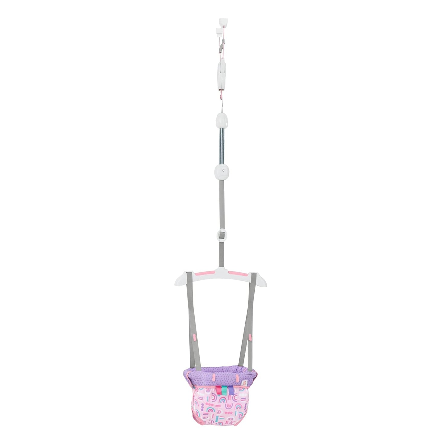 Bright Starts Playful Parade Door Jumper for Baby with Adjustable Strap, 6 Months and Up, Max Weight 26 lbs