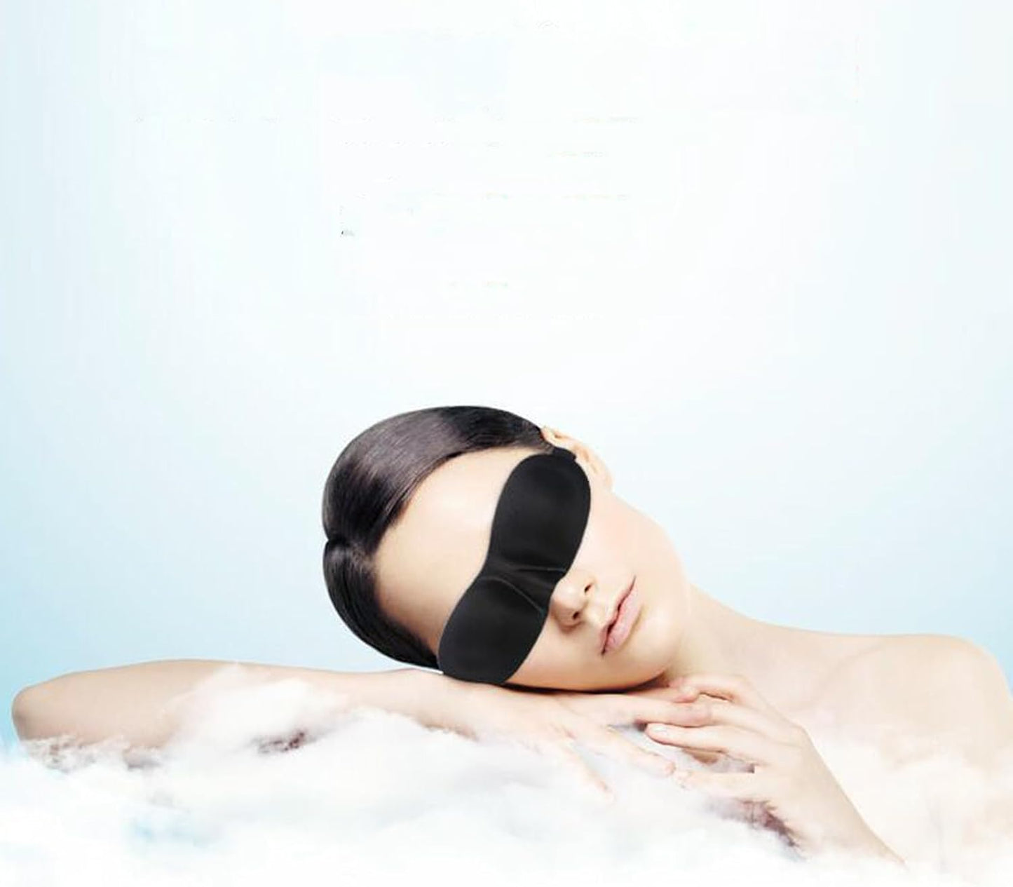 2 Pcs Sleep Goggles - 3D Contoured Blackout Eye Masks for Men & Women, Ultra-Light Travel Goggles for Side Sleepers, Home & Airplane Use