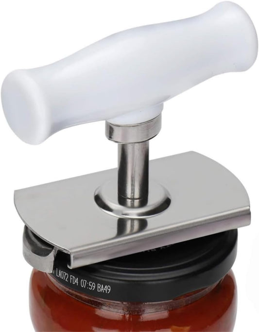 Kichwit Jar Opener for Arthritis, Stainless Steel | Jar Lid Opener for Small and Medium Jar Lids