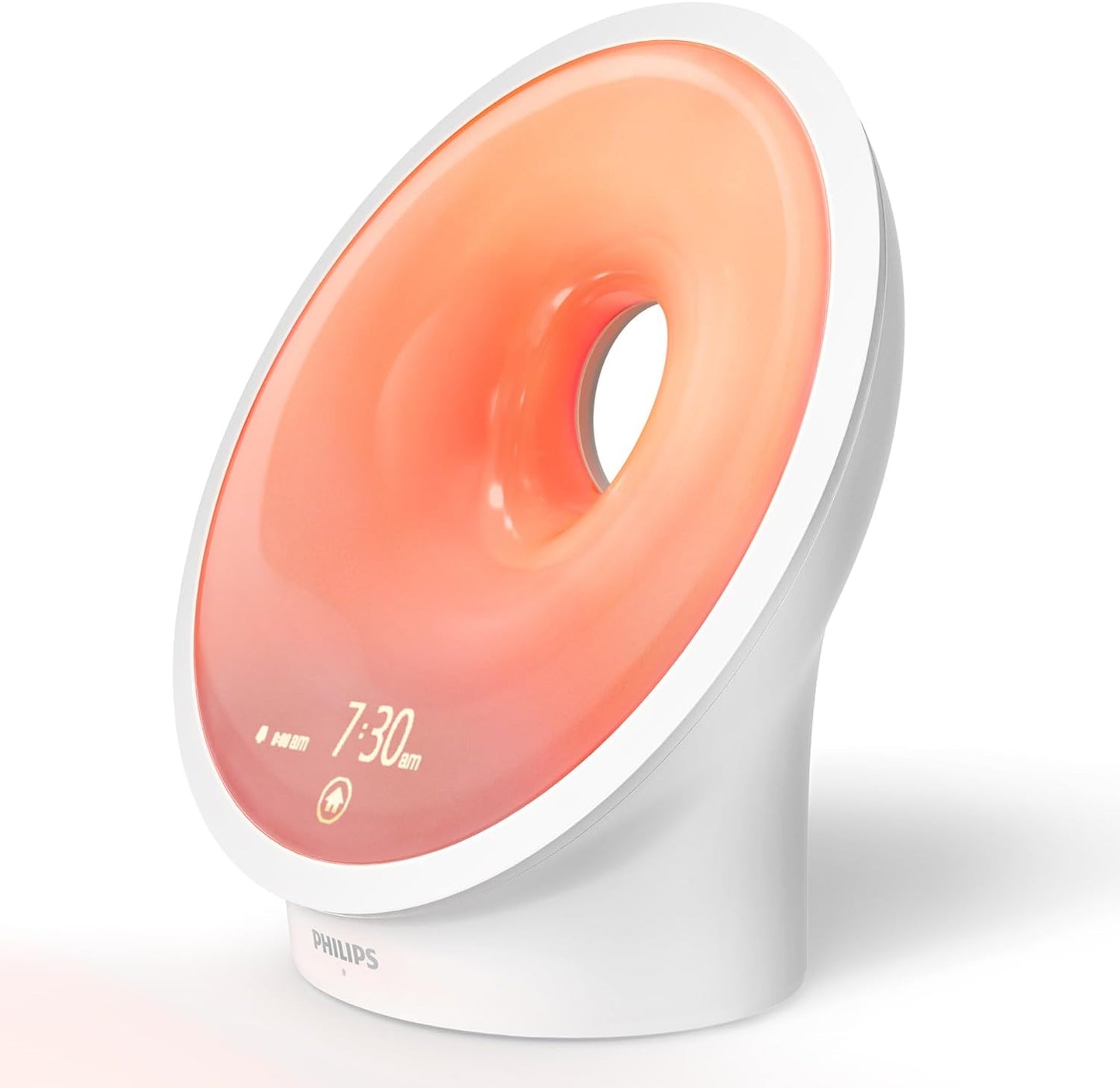 Philips SmartSleep Sleep and Wake-Up Light, Simulated Sunrise and Sunset, Multiple Lights and Sounds, RelaxBreathe to Sleep, HF3650/60