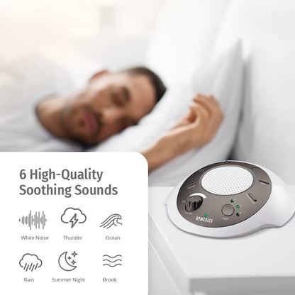 Homedics SoundSleep White Noise Sound Machine, Blue