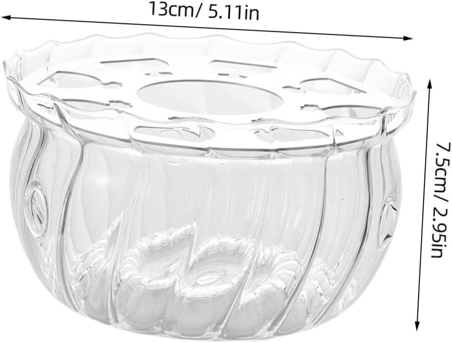Mobestech Glass Teapot Warmer - Candle Base for Teapots for Tea and Elegant Glass Construction Easy to Clean for Kitchen Use