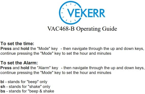 Loud Alarm Clock with Bed Shaker, Vibrating Alarm Clock for Heavy Sleepers, Multifunctional Digital Alarm Clock, Deaf and Hard of Hearing, Full Range Dimmer and Battery Backup (Black, 1)