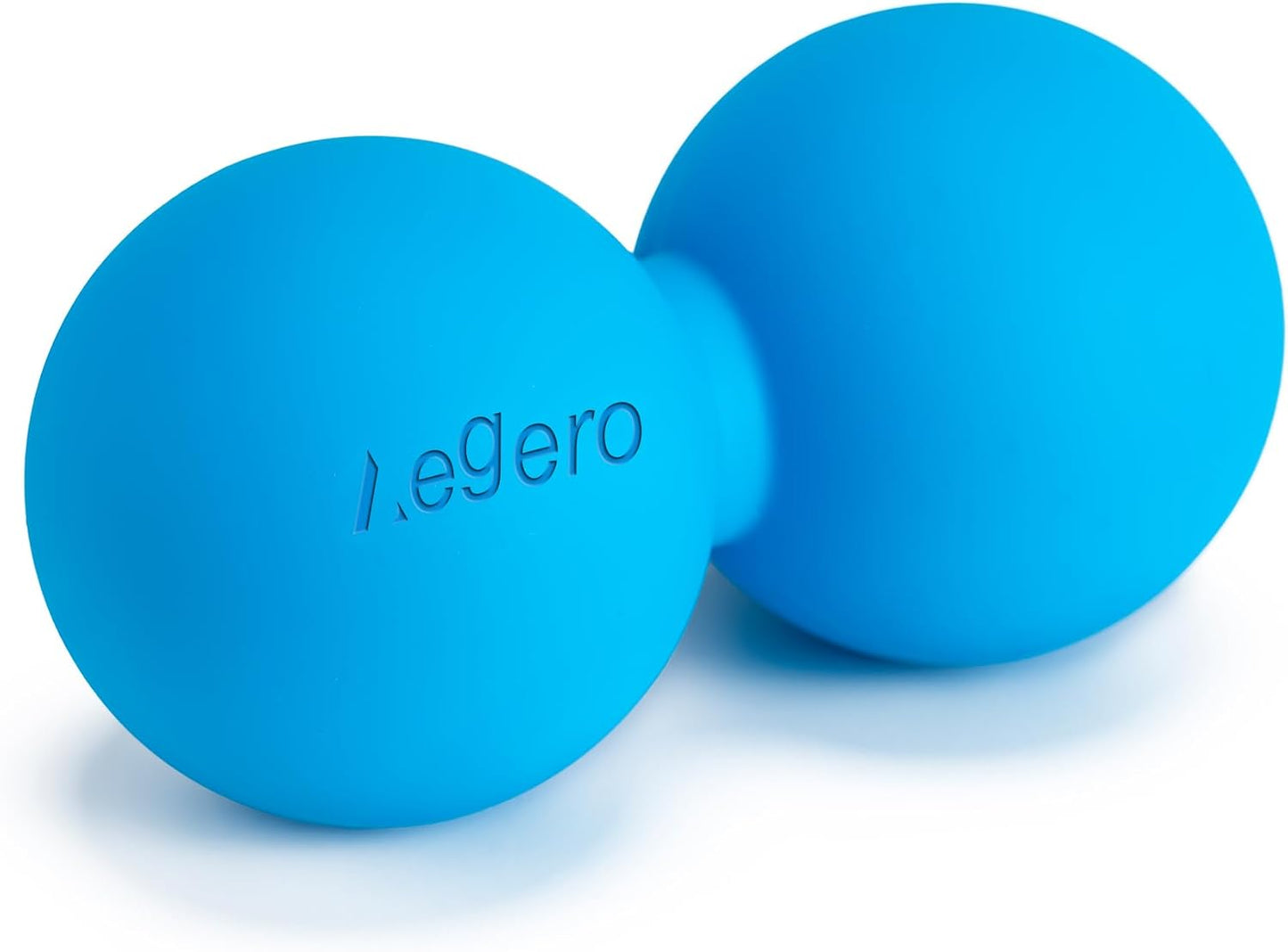 Aegero Peanut Massage Ball-Double Lacrosse Massage Ball (Blue Firm Ball) | Mobility Ball for Myofascial Release,Yoga Therapy,Trigger Point Therapy ,Muscle Knots and Acupoint Massage