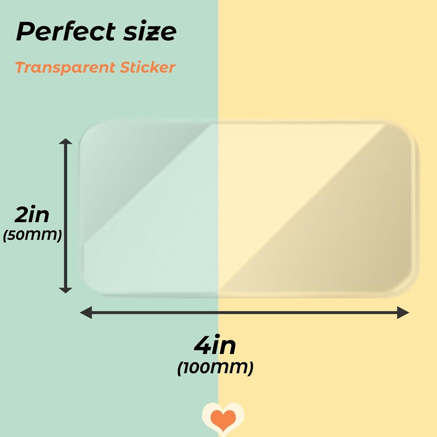 Clear Waterproof Removable Label Stickers 4"x2" 120pcs Vinyl for Kitchen Food Storage Jars Freezer Bottles, Write-On, Oil Resistant, Peel and Stick, w/Marker Pen