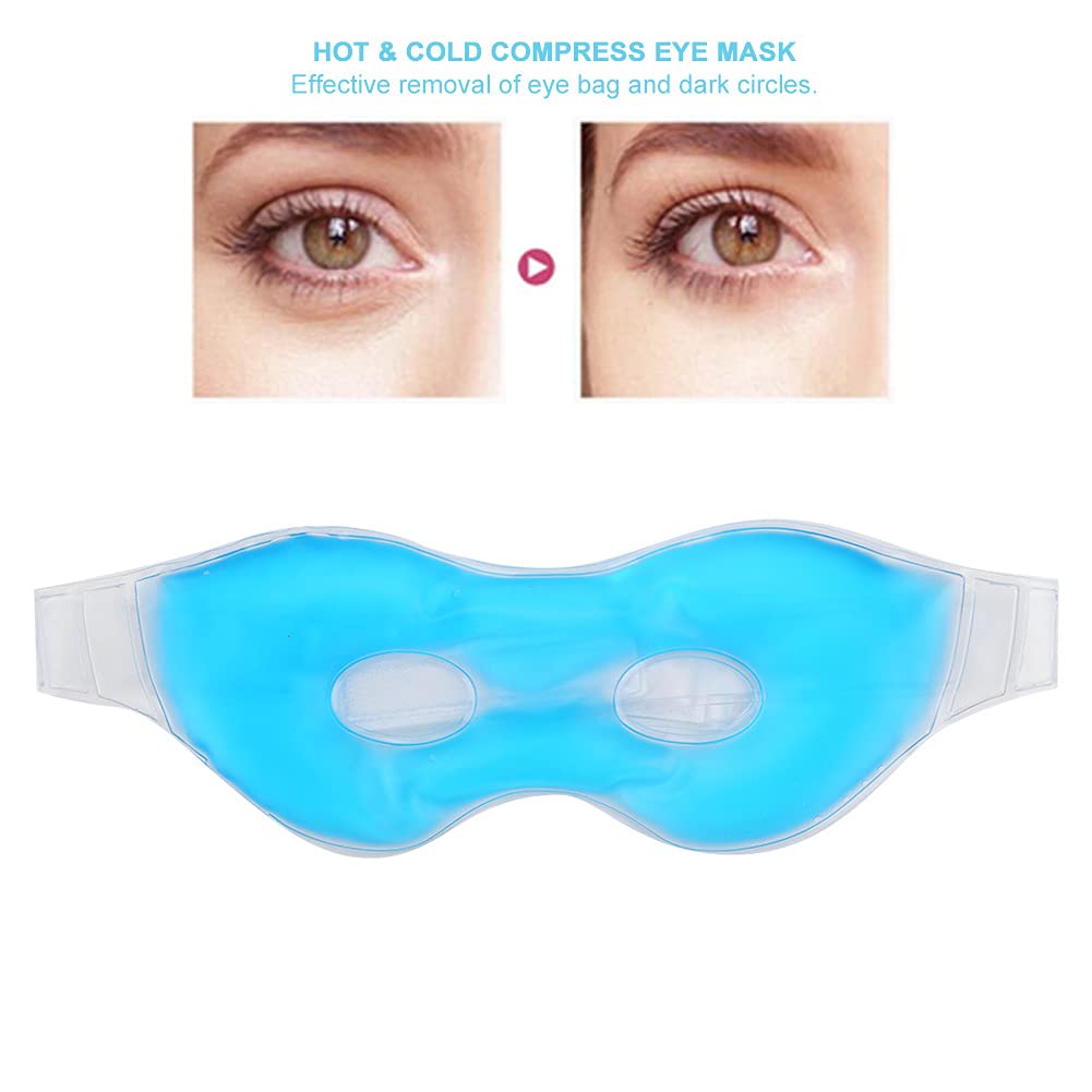 Gel Eye, Reusable Cold and Hot Compress Sleeping Eye, Ice Cooling Eye, for Anti fatigue Dark Circles, Relieves Puffiness and Eye Relax