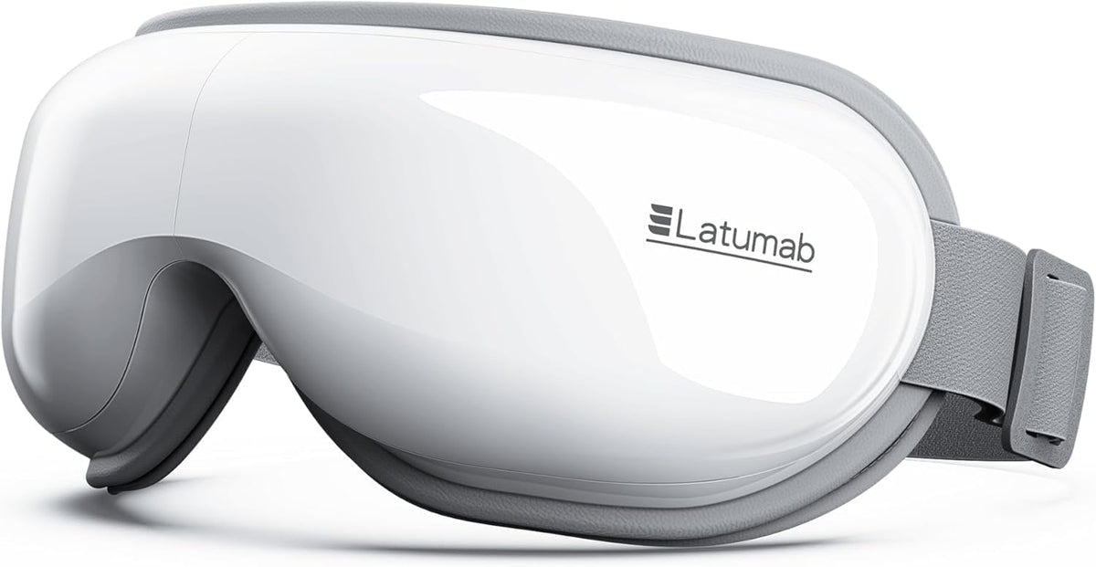 latumab Eye Massager with Heat & Bluetooth Music, FSA Eligible HSA