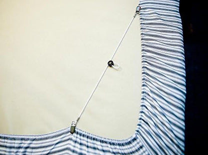 Bed Band Not Made in China. 100% USA Worker Assembled.. Bed Sheet Holder, Gripper, Suspender and Strap. Smooth any Sheets on any Bed. Sleep Better. Patented.,Black,1 Pack (4 Bands)
