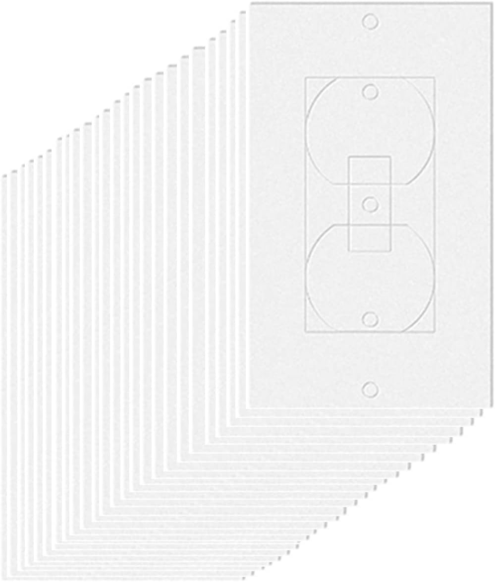 60Pcs Wall Plate Insulation Gasket Wall Gasket, Outlet Insulation Weatherproof Outlet Insulation Pad Socket Outlet Sealer for Electrical Outlet Plates Switch Covers