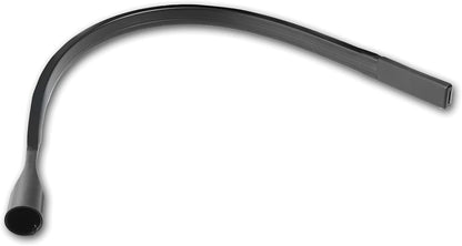 36-Inch Under Refrigerator Cleaning Tool, Flat Flexible Vacuum Crevice Attachment, 1.25” Fit with 1.5” & 1-3/8” Adapters, Black, for Appliances & Central Vacuums