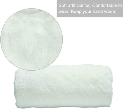 Faux Fur Hand Muffs Women Warm Faux Fur Muffs