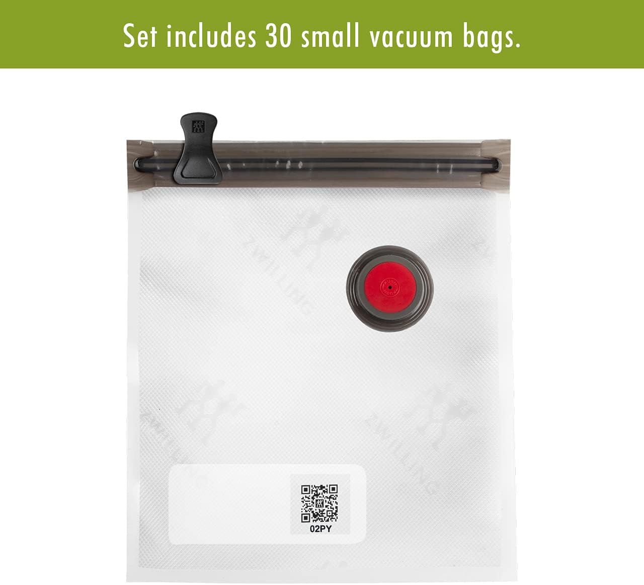 For food to stay fresh up to 5X longer, pump required (not included).