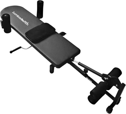 Lumbar Decompression Table By Lumbar Bench - Horizontal Inversion Table for Lower Back Pain Relief, Back Stretcher Machine, Stretches the back, Ankle, Knee, and Hip. 300/330 lbs. Capacity