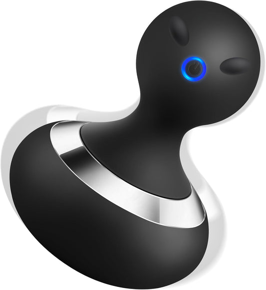 Cordless Electric Handheld Massage Ball, Rechargeable Body Neck Massage Tool, Black
