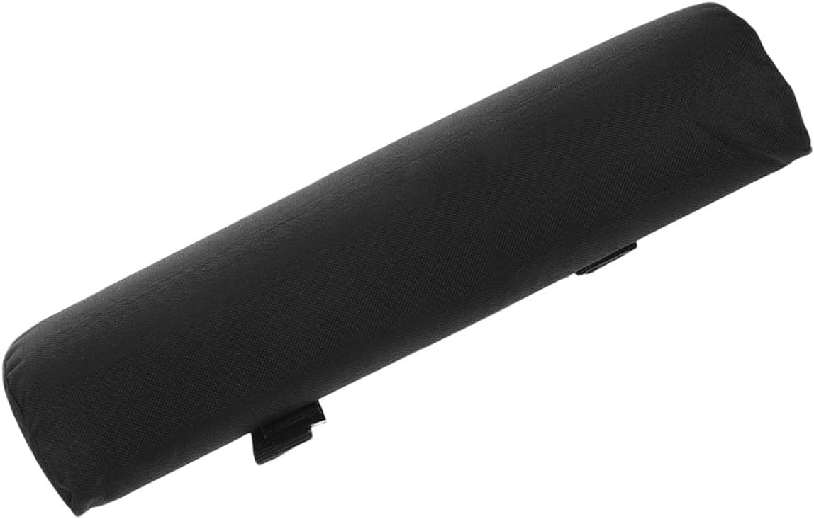 FOMIYES Outdoor Armrest Cushion Pad for Folding Beach Chair, Elbows Armrest Cover with Soft Padding, Black Arm Rest Pillow for Camping, Patio, Lawn Lounger Accessories