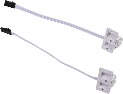 Automatic Stairway Light Controller 32 Steps with Dual PIR Motion Sensor - Dimmable LED Strip Driver DC12V/24V Adjustable Timer for Home Hallway Ladder Lighting Kit(2pcs sensor)