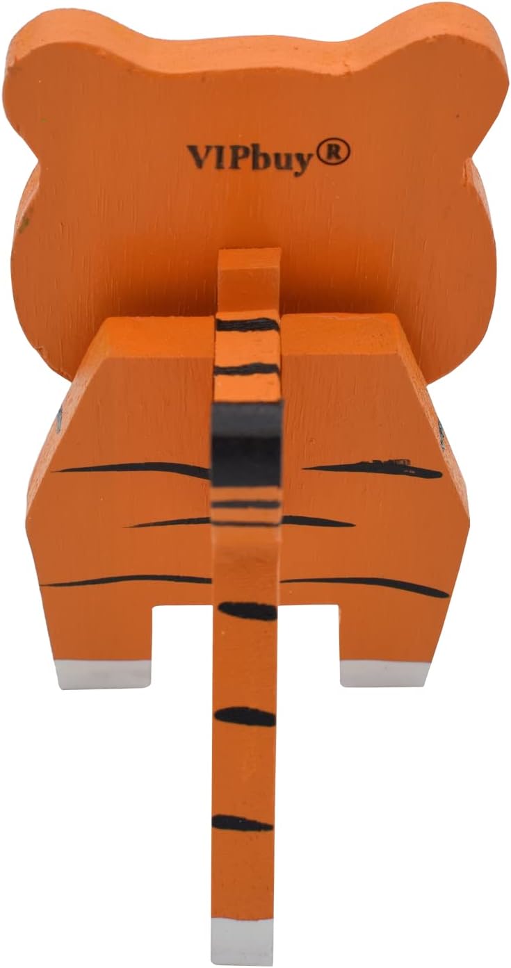 Creative Glasses Holder Stand, 3D Wooden Puzzle Animal Eyeglass Stand Home Office Desk Décor Gift (Cat)