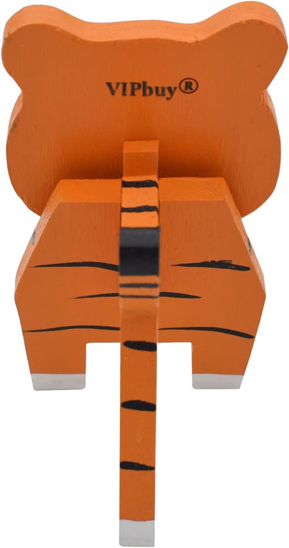 Creative Glasses Holder Stand, 3D Wooden Puzzle Animal Eyeglass Stand Home Office Desk Décor Gift (Cat)