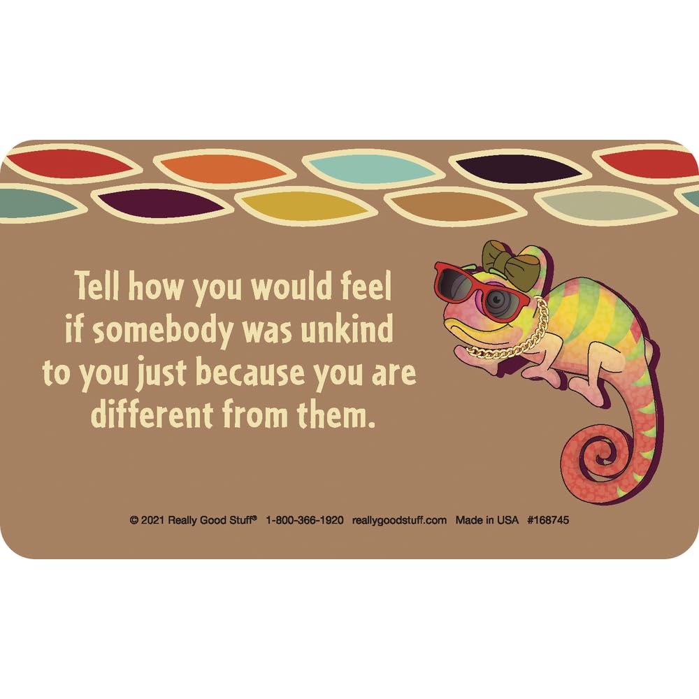 Really Good Stuff Self Care Reflection Cards-Mindful Thinking | Ages 11+, Grades 6+, Positive Affirmations, Meditation Techniques to Manage Emotions & Feelings for Kids & Adults