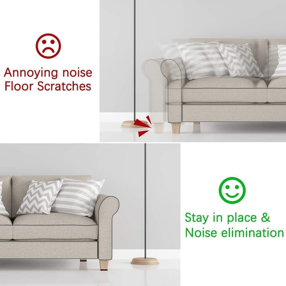 Non Slip Furniture Pads -56 pcs（1+2）” Furniture Grippers, Non Skid Furniture Legs,Self Adhesive Rubber Furniture Feet, Anti Slide Furniture Hardwood Floor Protector for Keep Couch Stoppers