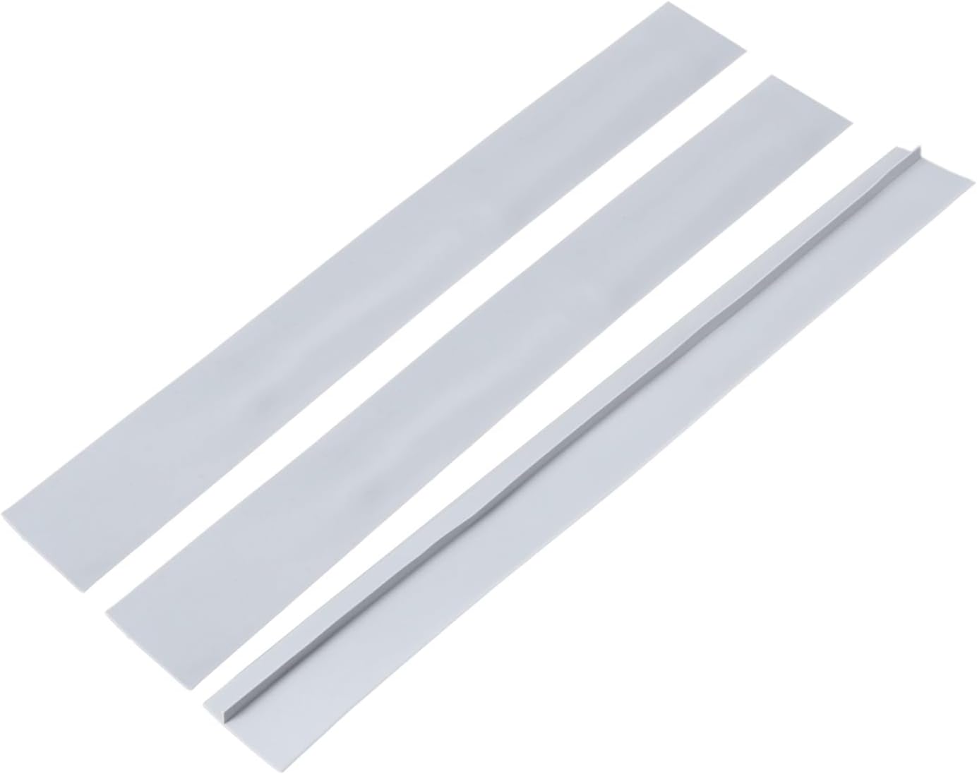 PATIKIL 25 Inch Silicone Stove Gap Covers, 3 Pcs Heat Resistant Kitchen Stove Gap Fillers for Ovens Stovetop Counter Washer Dryer, Gray