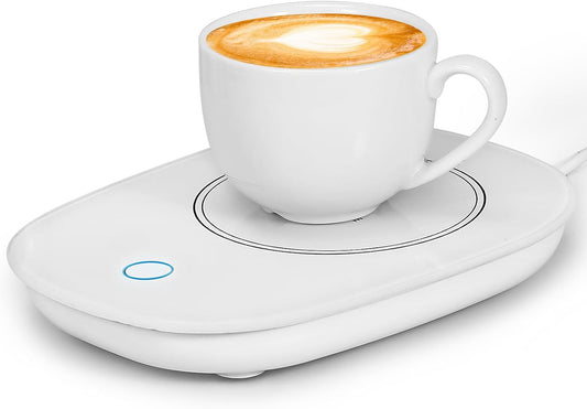 Coffee Mug Warmer, Automatic Shut Off Coffee Warmer for Desk, Smart Electric Beverage Warmer Cup Warmer for Coffee, Tea, Water, Milk Ideal Coffee Gifts Accessories