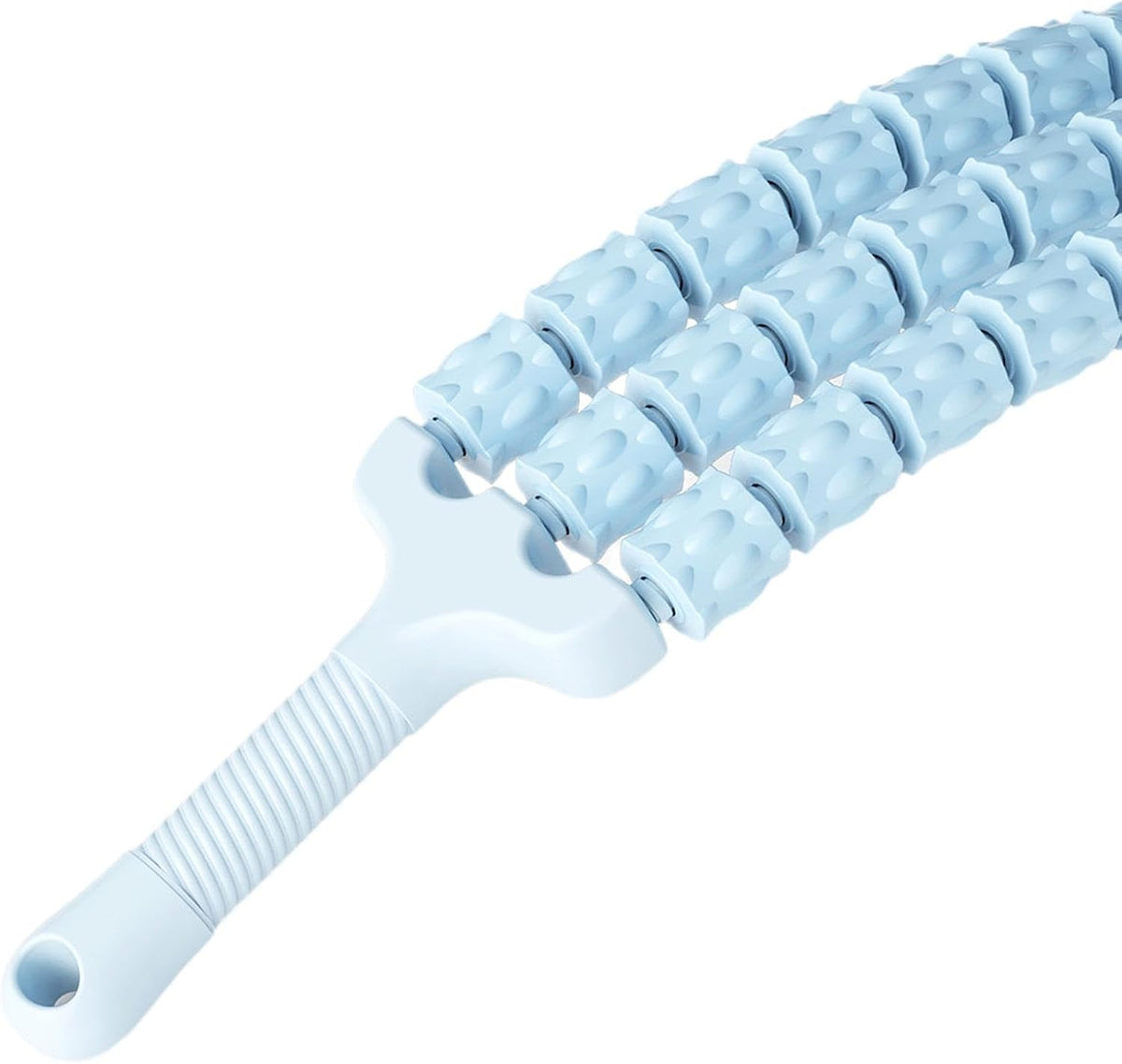 Massage Roller Sticks Handheld Body Relaxation Manual Massage Tool Ergonomic Grip Multifunctional Anti Slip Handle Suitable for, Blue
