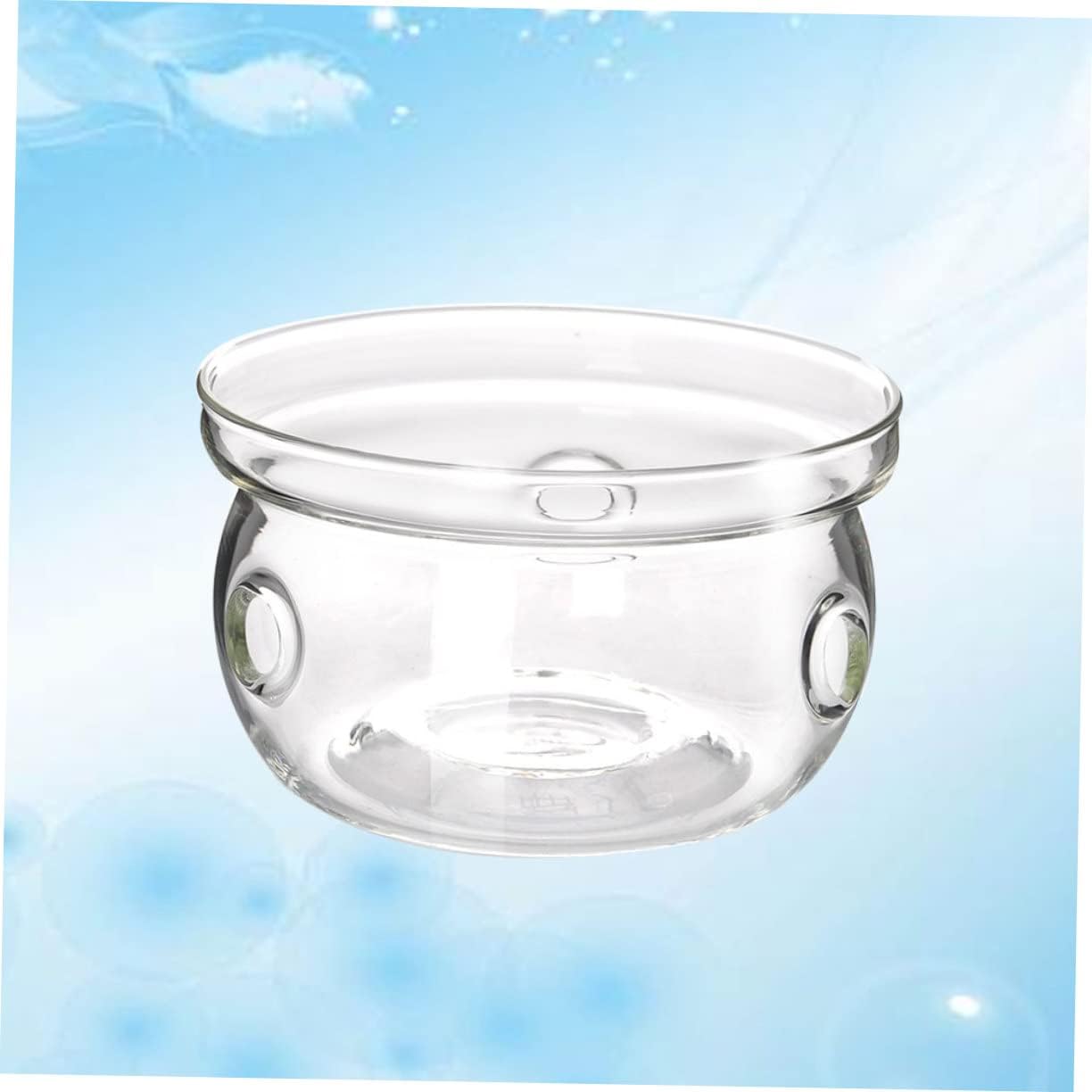 1pc Glass Tea Pot Heating Base Insulated Stove Stylish Glass Tea Pot Warmer Creative Design for Home