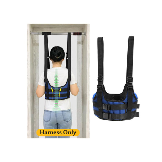 Back Stretcher, Lumbar Traction Device, Spine Decompression Belt for Pain Relief, Spinal Back Stretcher Belt, Thoracic Spinal Decompression Harness, Portable Stretching Device (Medium)