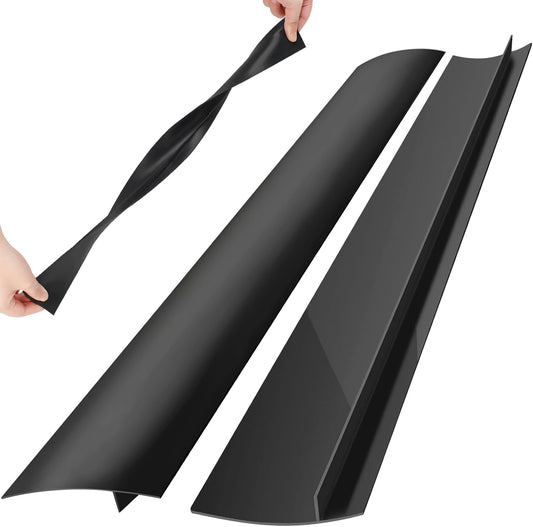 2 Pack Silicone Stove Counter Gap Covers, Heat Resistant Stove Gap Filler