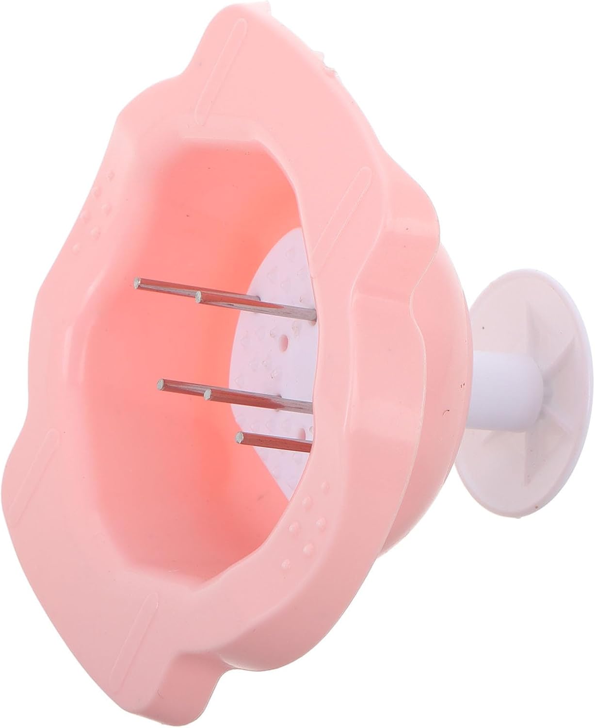 Cutting Safety Holder Finger Guard for Vegetable Slicing, Pink Pp | Compatible with Most Graters, Slicers, and Peelers, Comfortable Grip, Easy to Use in Restaurants and Home Kitchens