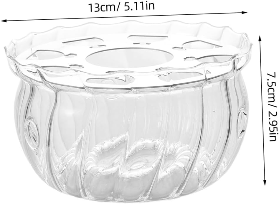 Hemobllo Glass Teapot Warmer Candle Holder Heat Base for Teapot Glass Tea Accessories for Keeping Tea Warm and Enjoyable