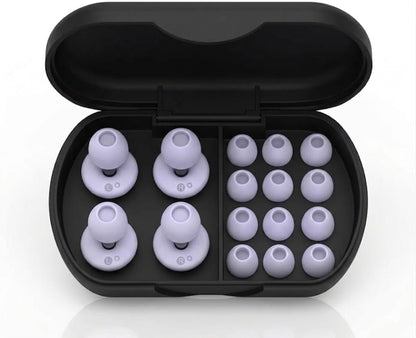 -40dB Ear Plugs for Sleeping Noise Cancelling Ear Plugs for Noise Reduction & Snoring, Concerts, Ep01 Earplugs for Sleep, Sider Sleepers Airplane, Silicone Earplugs Reusable Concert Ear Plug Case