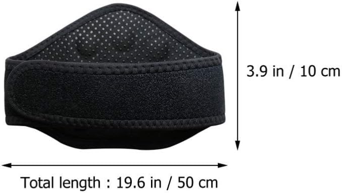 EXCEART Magnetic Self Heating Pad Therapy Pain Relief Neck Wrap Support Brace Collar Pain Relief for Neck Arthritis Migraine Headaches Shoulders and Back