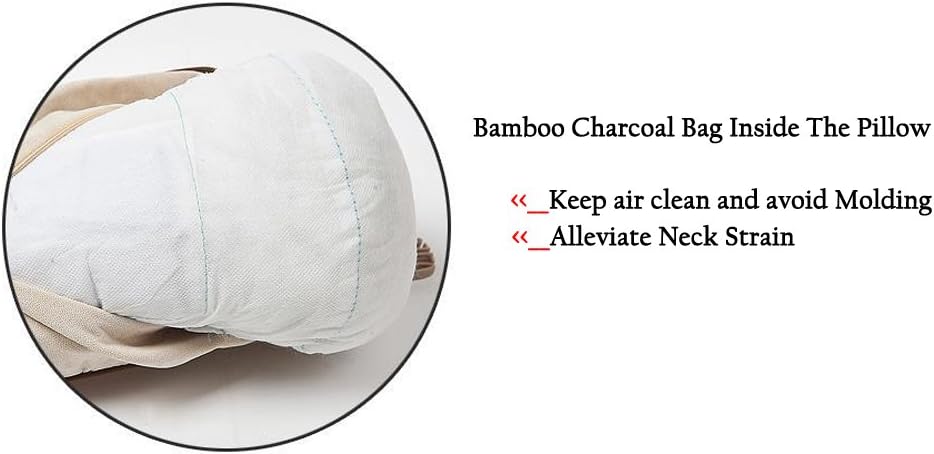 ALIBO Airplanes Travel Pillow Firm Chairs Cushion Auto Car Curve Neck Headrest Recliners Back Supports with Adjustable Elastic Strap 1 Piece
