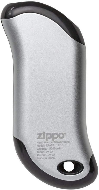 Zippo Silver HeatBank 9s Rechargeable Hand Warmer