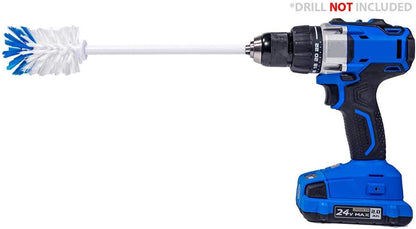 Multi-Purpose Drill Brush Attachment, Showers, Tubs, Carpet, Tile, Grout, Medium Bristle for Ultimate Cleaning Power
